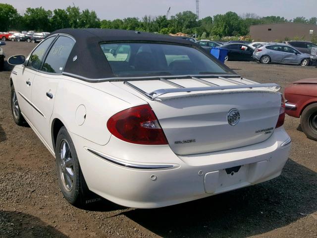 2G4WD532851259903 - 2005 BUICK LACROSSE C WHITE photo 3