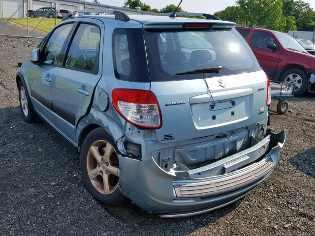 JS2YB417596200663 - 2009 SUZUKI SX4 TOURIN BLUE photo 3