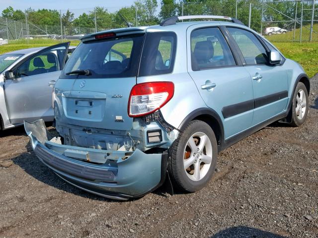 JS2YB417596200663 - 2009 SUZUKI SX4 TOURIN BLUE photo 4