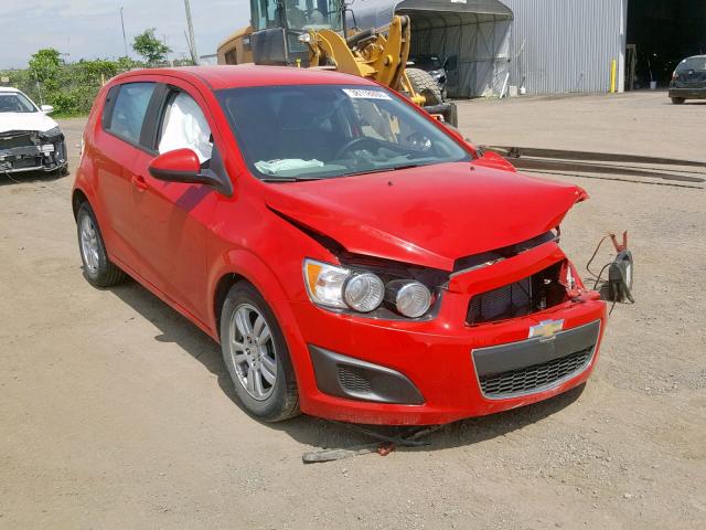 1G1JB6EH1C4111680 - 2012 CHEVROLET SONIC LS RED photo 1