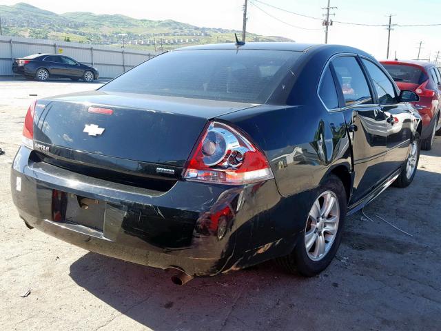 2G1WA5E32E1112875 - 2014 CHEVROLET IMPALA LIM BLACK photo 4