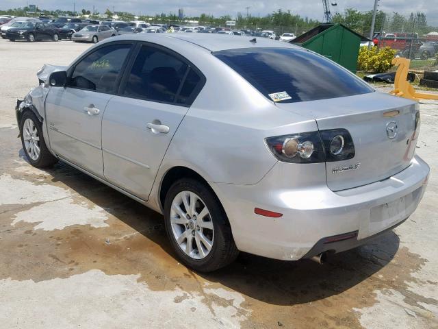 JM1BK323771663257 - 2007 MAZDA 3 S SILVER photo 3