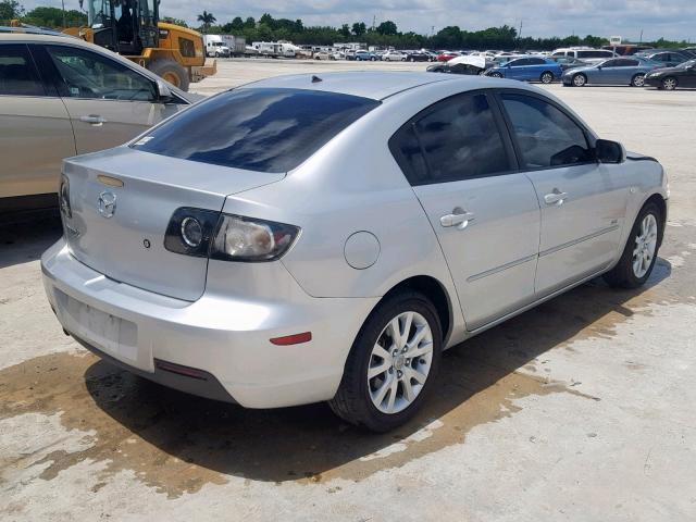 JM1BK323771663257 - 2007 MAZDA 3 S SILVER photo 4