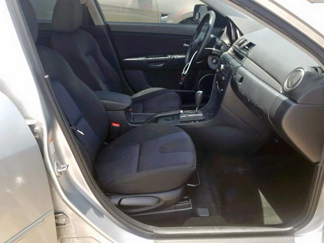 JM1BK323771663257 - 2007 MAZDA 3 S SILVER photo 5