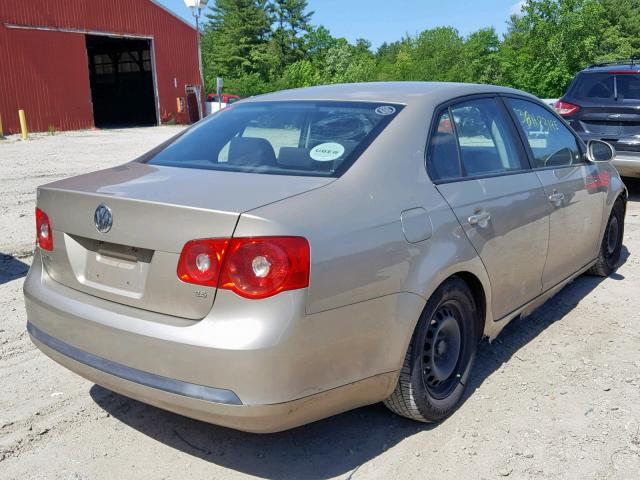 3VWPG71K86M630452 - 2006 VOLKSWAGEN JETTA VALU TAN photo 4