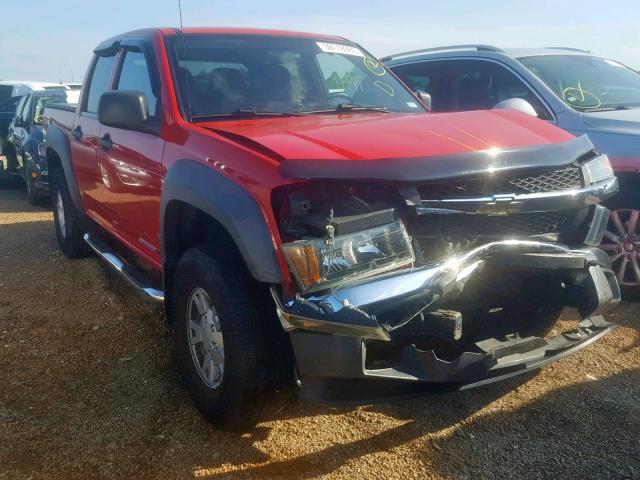 1GCDS13E378198156 - 2007 CHEVROLET COLORADO RED photo 1