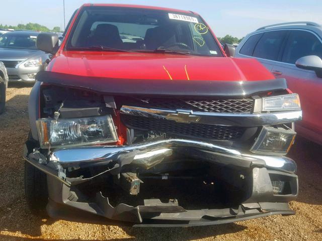 1GCDS13E378198156 - 2007 CHEVROLET COLORADO RED photo 7