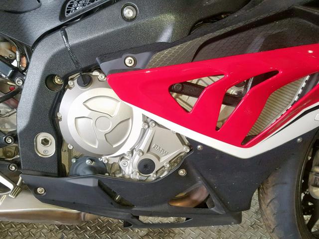 WB1053401EZ308968 - 2014 BMW S 1000 RR RED photo 7