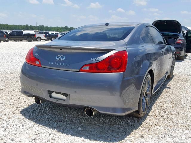 JN1CV6EK1EM110375 - 2014 INFINITI Q60 JOURNE GRAY photo 4