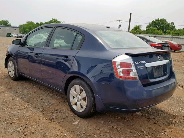 3N1AB6AP4BL635664 - 2011 NISSAN SENTRA 2.0 BLUE photo 3