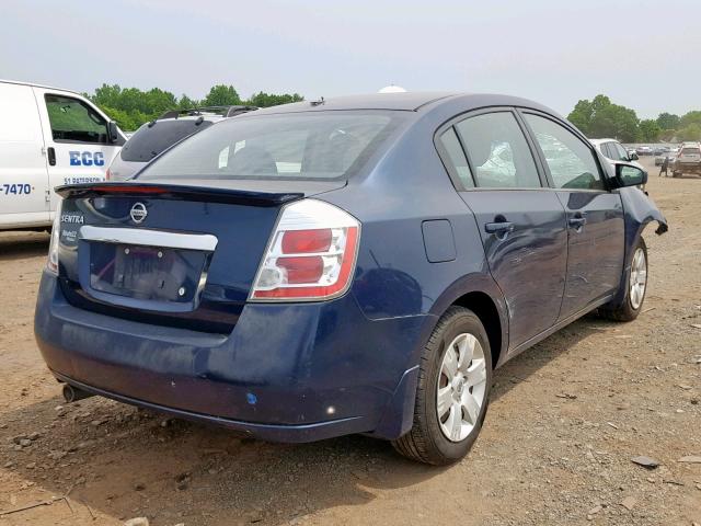 3N1AB6AP4BL635664 - 2011 NISSAN SENTRA 2.0 BLUE photo 4