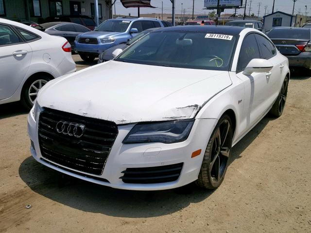 WAUSGAFC9CN007433 - 2012 AUDI A7 PRESTIG WHITE photo 2