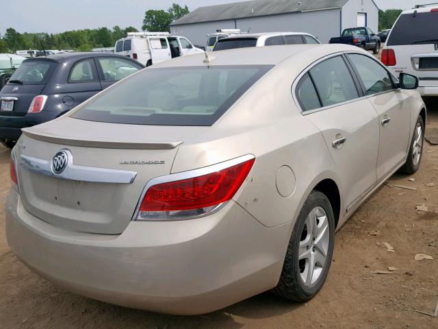 1G4GA5EC2BF177754 - 2011 BUICK LACROSSE C TAN photo 4