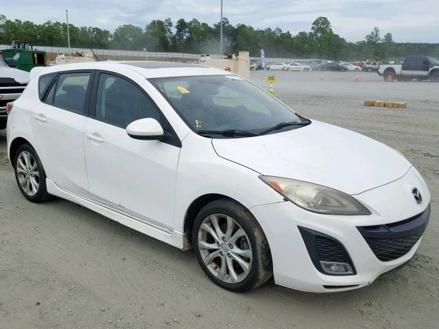 JM1BL1H69A1287395 - 2010 MAZDA 3 S WHITE photo 1