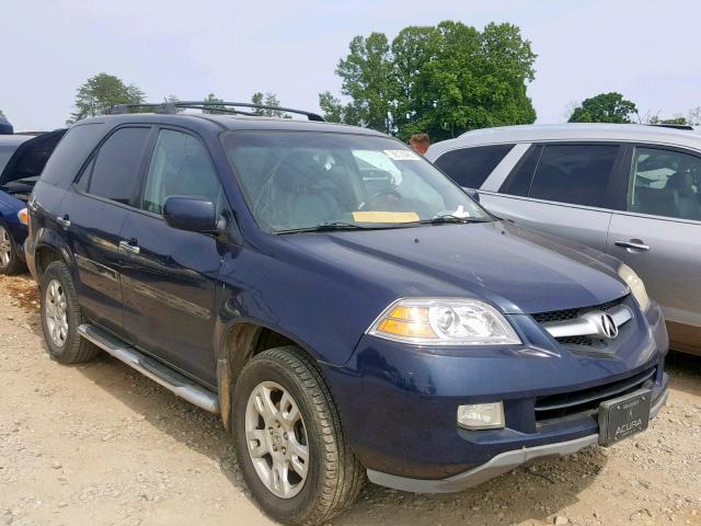 2HNYD18974H505304 - 2004 ACURA MDX TOURIN BLUE photo 1