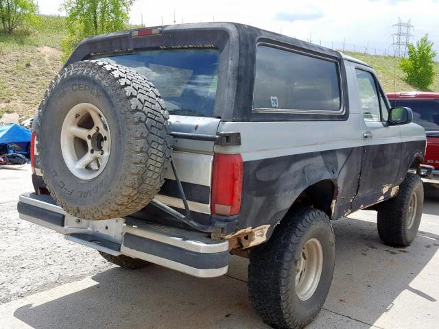 1FMEU15H5NLA08806 - 1992 FORD BRONCO U10 TWO TONE photo 4