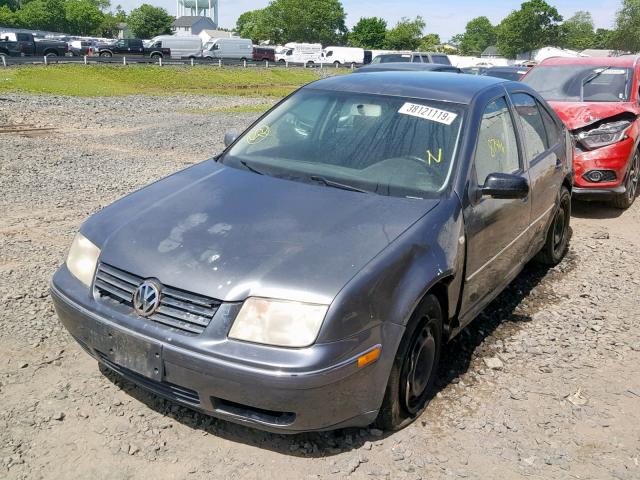 3VWRK69M54M010436 - 2004 VOLKSWAGEN JETTA GL GRAY photo 2