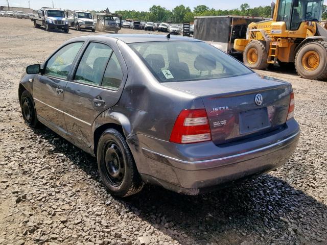 3VWRK69M54M010436 - 2004 VOLKSWAGEN JETTA GL GRAY photo 3