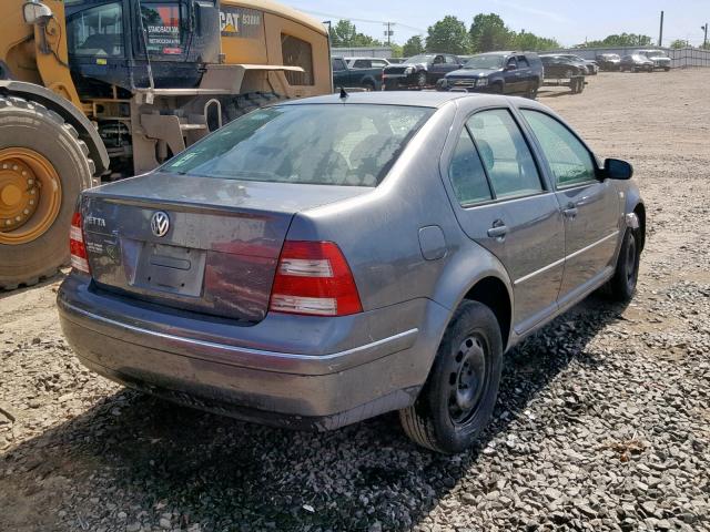 3VWRK69M54M010436 - 2004 VOLKSWAGEN JETTA GL GRAY photo 4