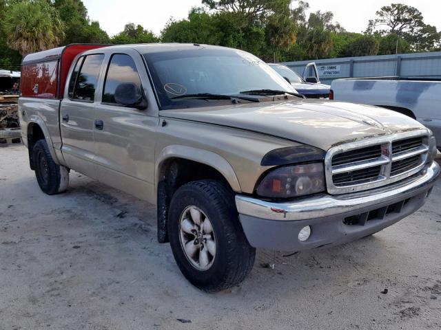 1D7HG48N63S205004 - 2003 DODGE DAKOTA QUA GOLD photo 1