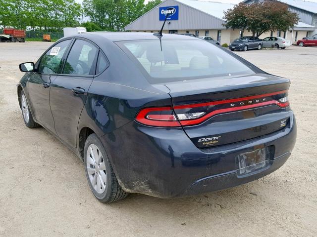 1C3CDFBAXED750326 - 2014 DODGE DART SXT BLACK photo 3