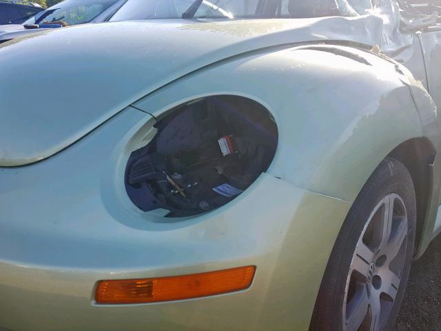 3VWRG31C26M422724 - 2006 VOLKSWAGEN NEW BEETLE მწვანე ფოტო 10