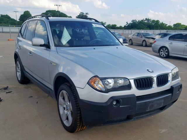 WBXPA93465WD02644 - 2005 BMW X3 3.0I SILVER photo 1