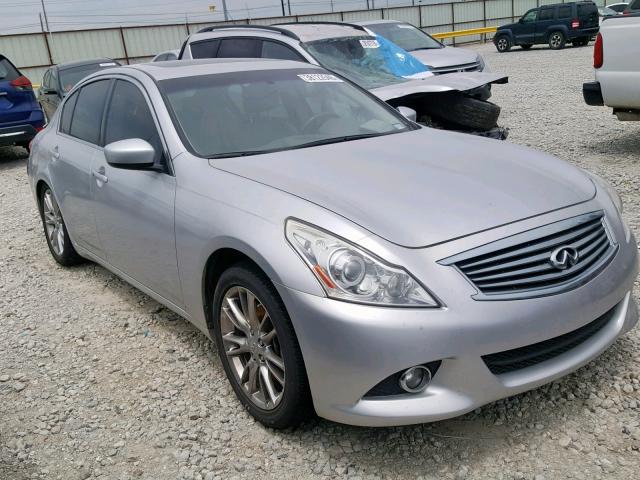 JN1CV6AP9AM203852 - 2010 INFINITI G37 BASE SILVER photo 1