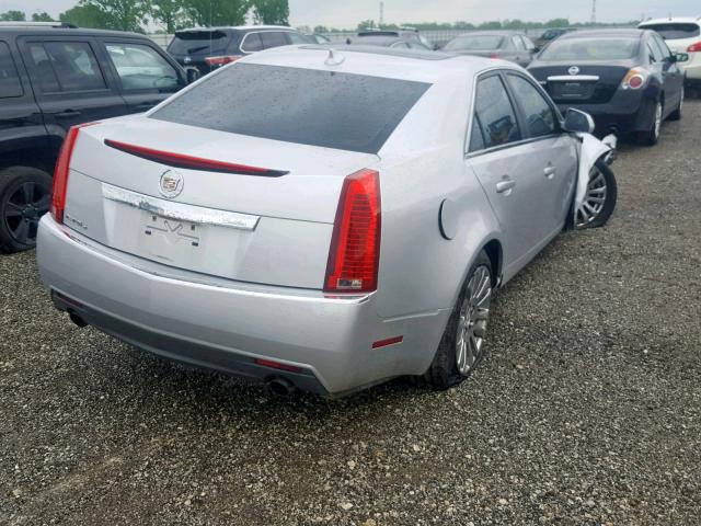 1G6DL5EY9B0124956 - 2011 CADILLAC CTS PERFOR SILVER photo 4