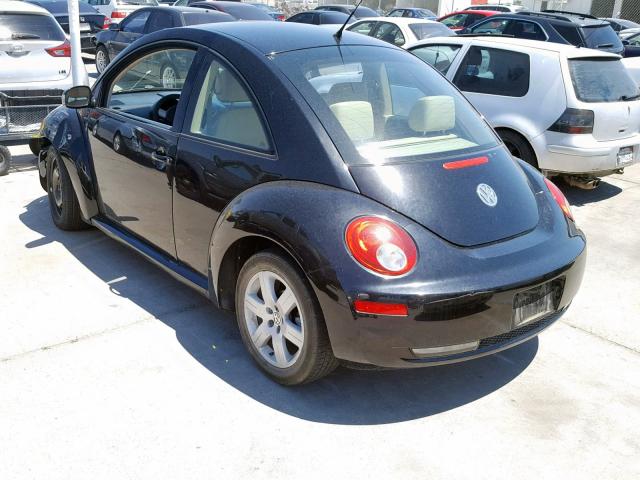 3VWRW31C87M518703 - 2007 VOLKSWAGEN NEW BEETLE შავი ფოტო 3