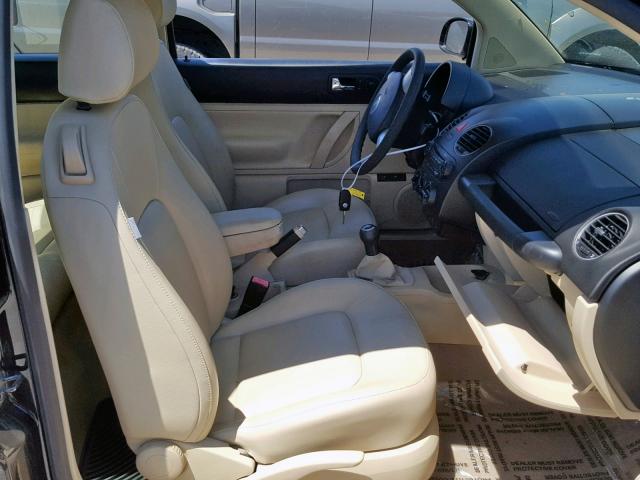3VWRW31C87M518703 - 2007 VOLKSWAGEN NEW BEETLE შავი ფოტო 5