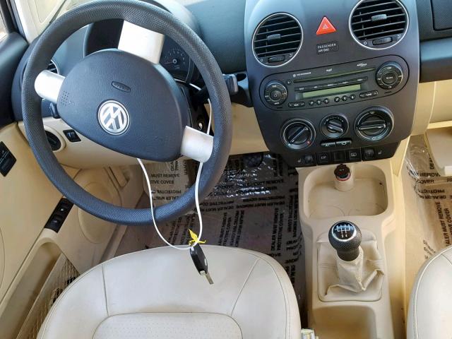 3VWRW31C87M518703 - 2007 VOLKSWAGEN NEW BEETLE შავი ფოტო 9