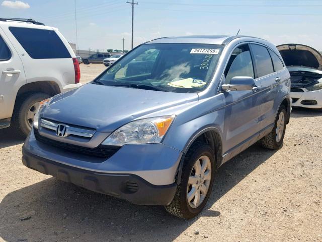 JHLRE38718C027572 - 2008 HONDA CR-V EXL SILVER photo 2