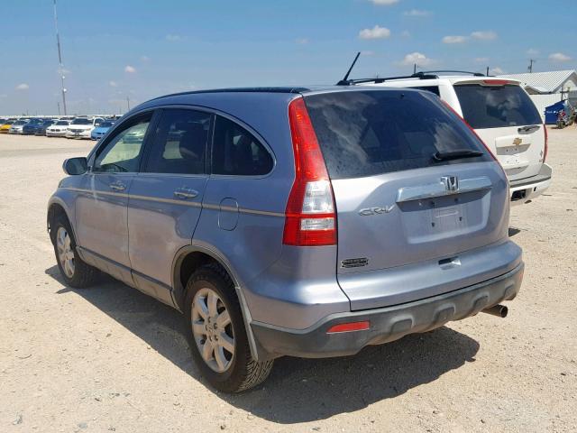 JHLRE38718C027572 - 2008 HONDA CR-V EXL SILVER photo 3