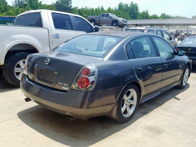 1N4BL11E15N475107 - 2005 NISSAN ALTIMA SE GRAY photo 4