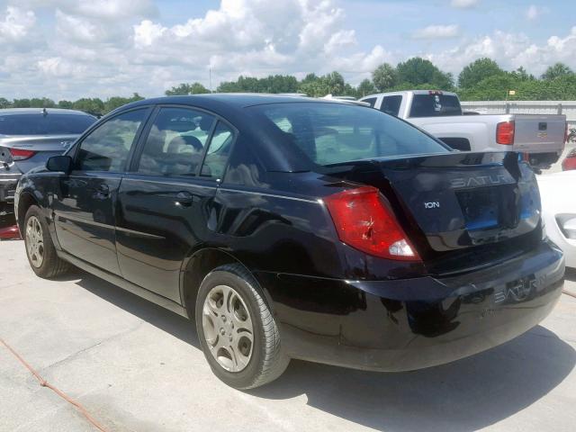 1G8AJ54F24Z119080 - 2004 SATURN ION LEVEL BLACK photo 3