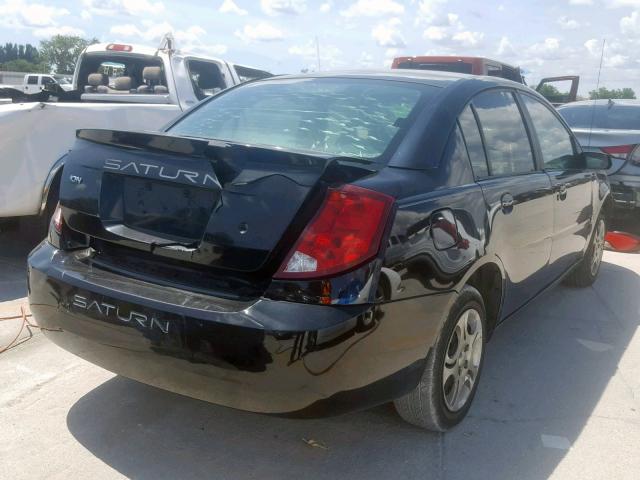 1G8AJ54F24Z119080 - 2004 SATURN ION LEVEL BLACK photo 4