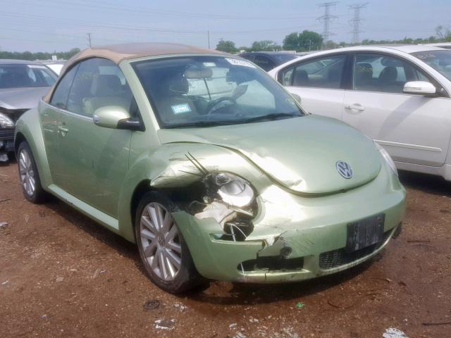 3VWRG31Y49M400434 - 2009 VOLKSWAGEN NEW BEETLE მწვანე ფოტო 1
