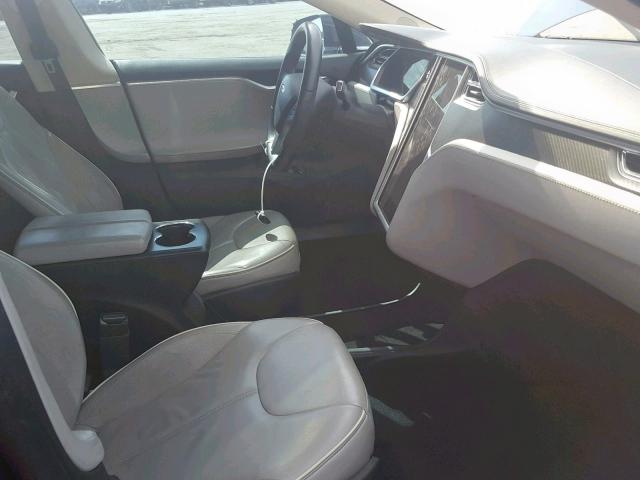 5YJSA1CP0DFP08065 - 2013 TESLA MODEL S أسود صورة 5