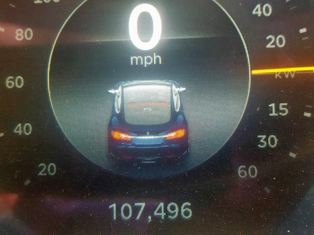 5YJSA1CP0DFP08065 - 2013 TESLA MODEL S أسود صورة 8