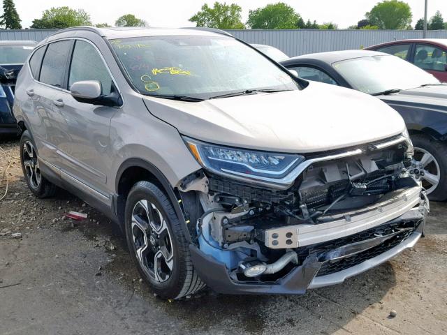 5J6RW2H92HL023773 - 2017 HONDA CR-V TOURI TAN photo 1