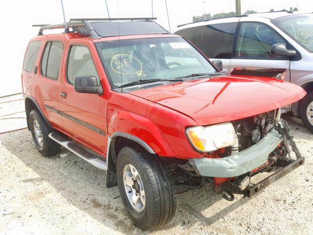 5N1ED28T21C504615 - 2001 NISSAN XTERRA XE RED photo 1