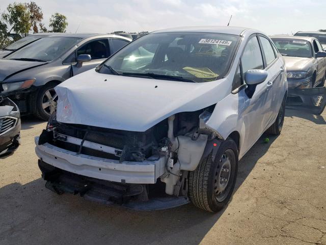 3FADP4AJ2DM172812 - 2013 FORD FIESTA S WHITE photo 2