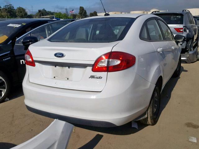 3FADP4AJ2DM172812 - 2013 FORD FIESTA S WHITE photo 4