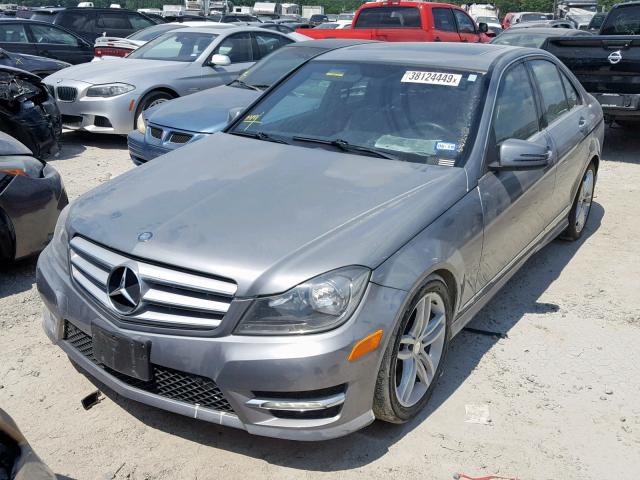 WDDGF4HB7DR262941 - 2013 MERCEDES-BENZ C 250 SILVER photo 2