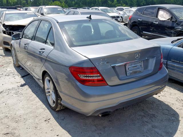 WDDGF4HB7DR262941 - 2013 MERCEDES-BENZ C 250 SILVER photo 3