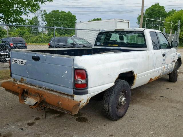 3B7KC23682M215864 - 2002 DODGE RAM 2500 WHITE photo 4