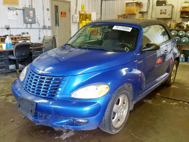 3C3EY55E35T307659 - 2005 CHRYSLER PT CRUISER BLUE photo 2