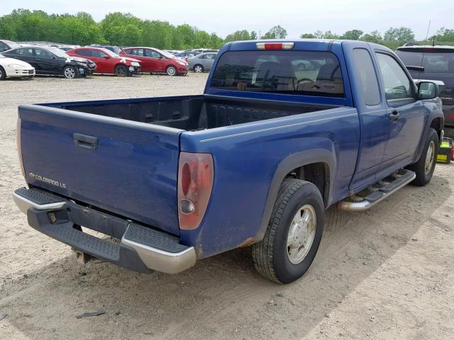 1GCCS196558208744 - 2005 CHEVROLET COLORADO BLUE photo 4