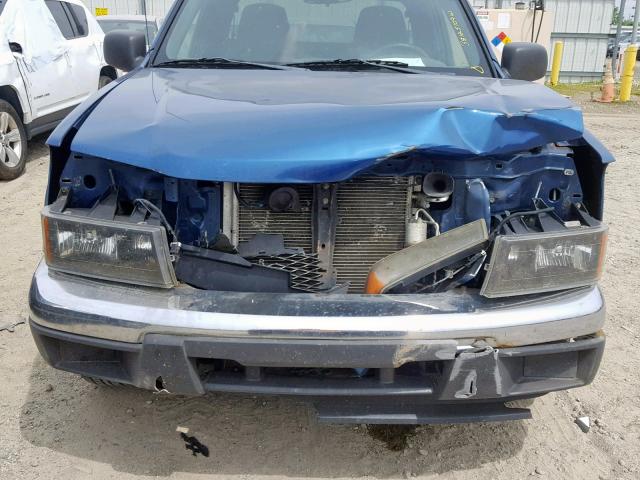 1GCCS196558208744 - 2005 CHEVROLET COLORADO BLUE photo 9